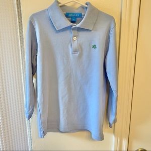 J. Bailey (Bailey Boys) Long Sleeve Polo- light blue